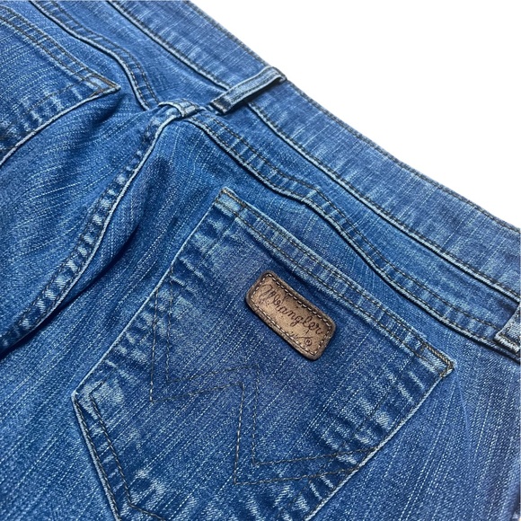 Wrangler Denim Straight Fit Jeans Mens W32 L32 - Picture 6 of 6